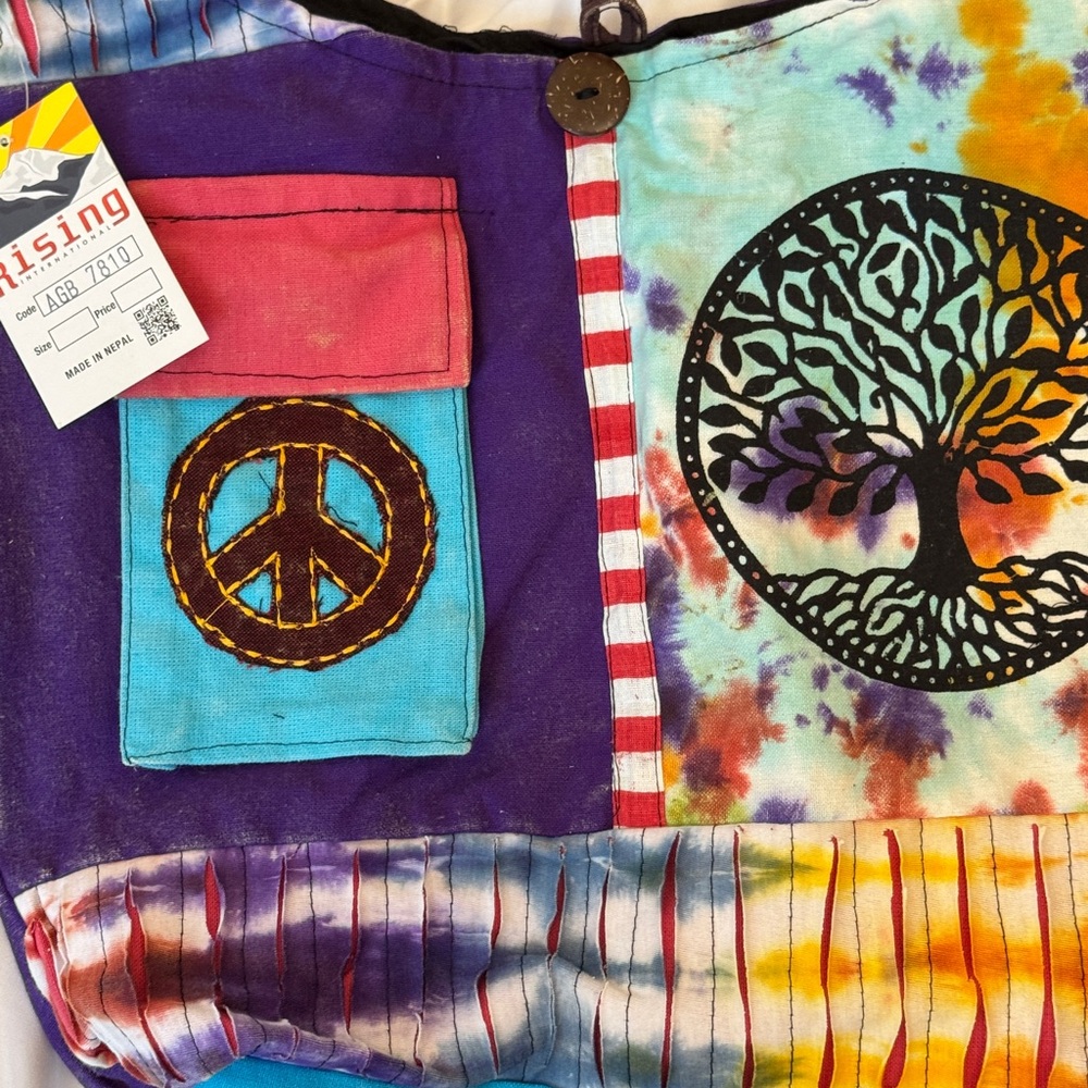 Rising International Multicolor Patchwork Shoulde… - image 6